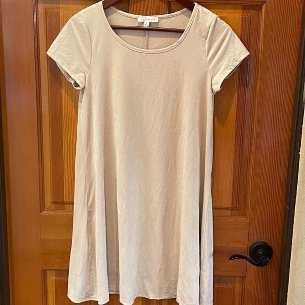 Socialite faux suede dress